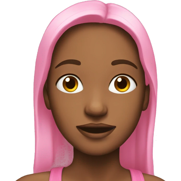Pink  emoji