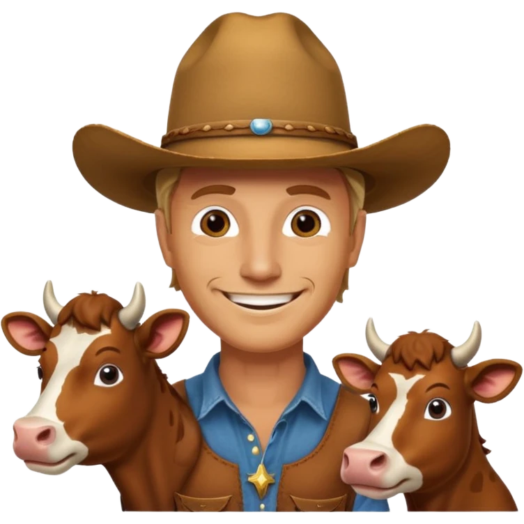 🐮 +🧍🏻‍♂️? emoji