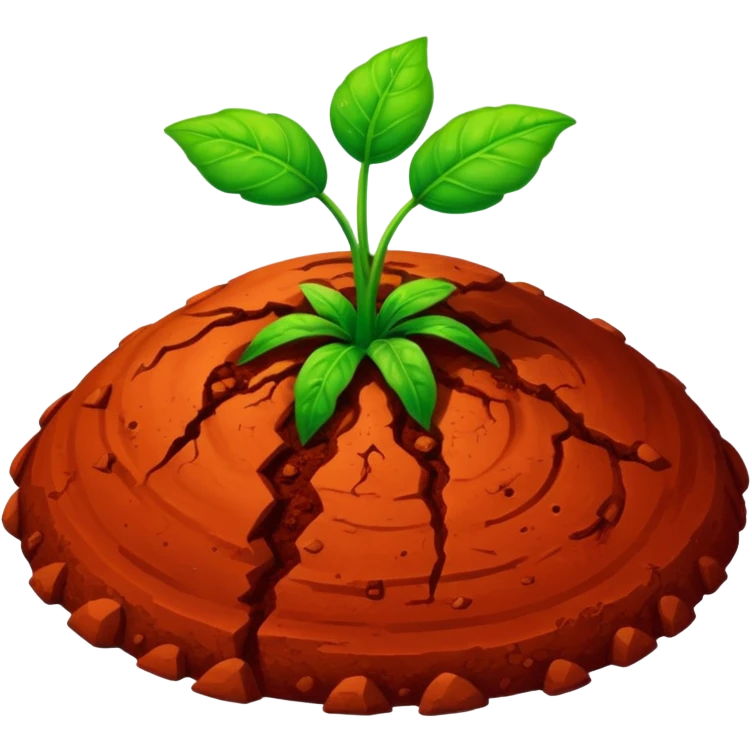 Mars plant  emoji