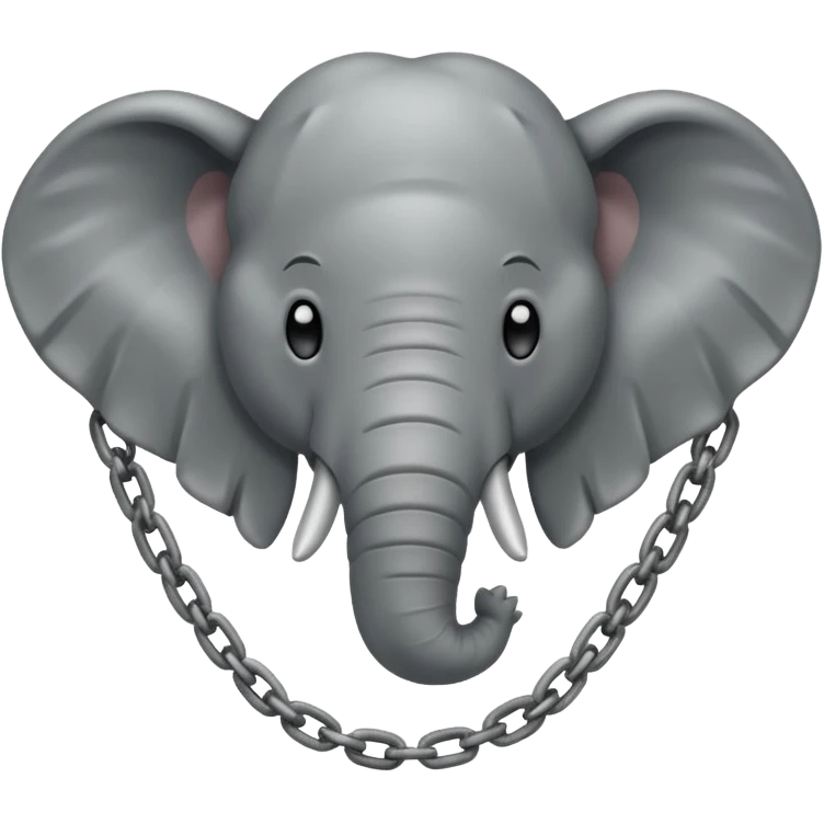 pata de elefante encadenada emoji