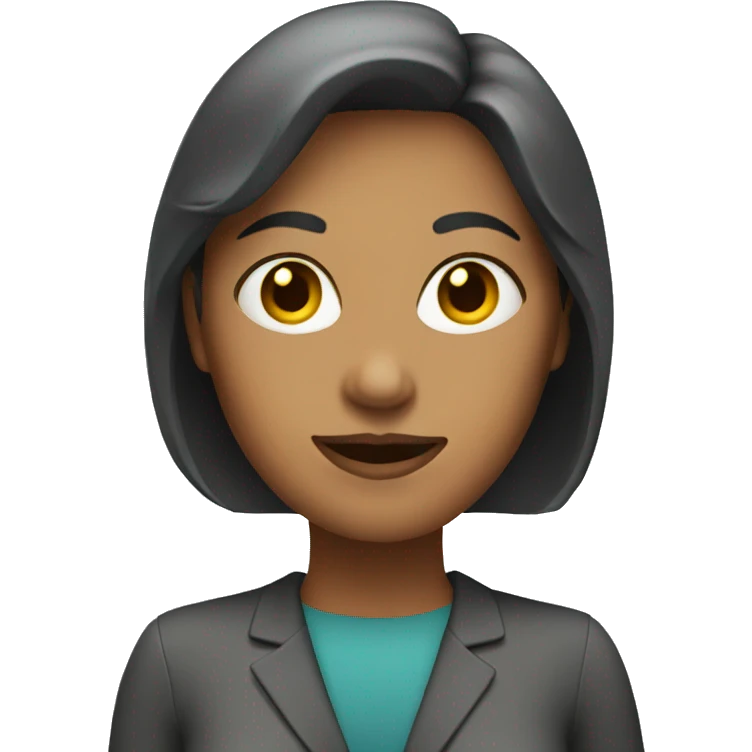 Lady with files emoji
