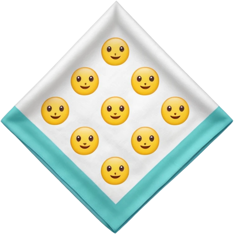 patterned napkin emoji