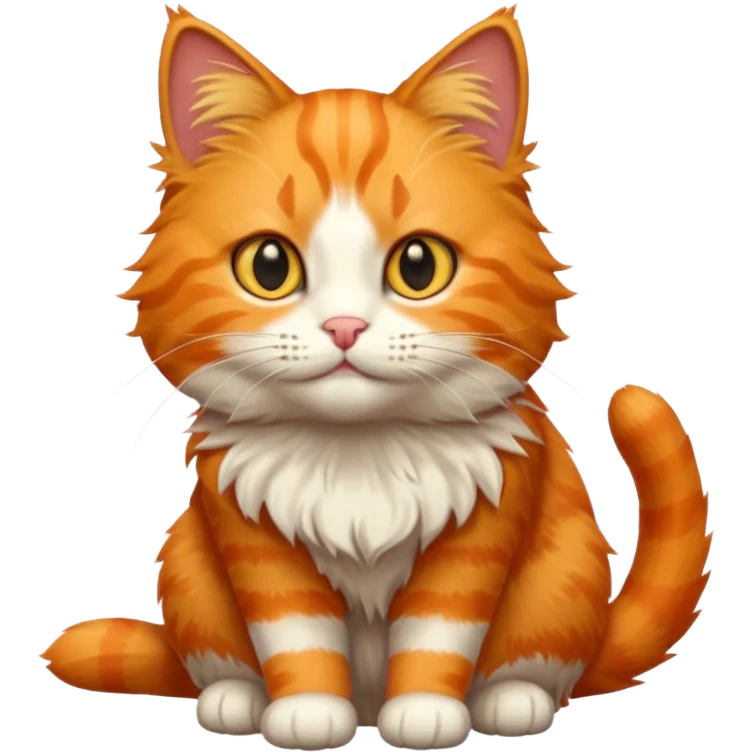 orange cat emoji