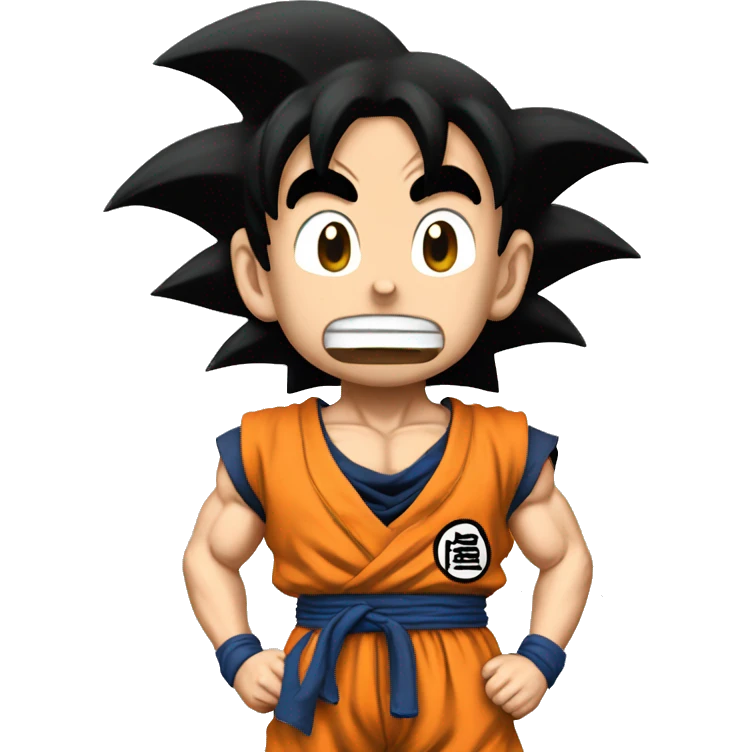 Goku enojado emoji