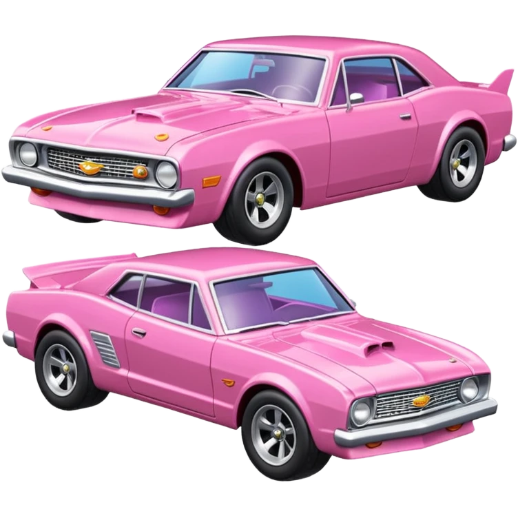 Машинка HotWheels розового цвета в классической упаковке HotWheels. emoji