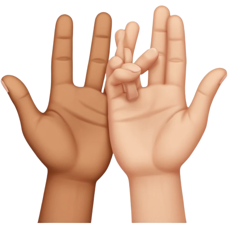 two hands with only their little fingers hooked on each other emoji