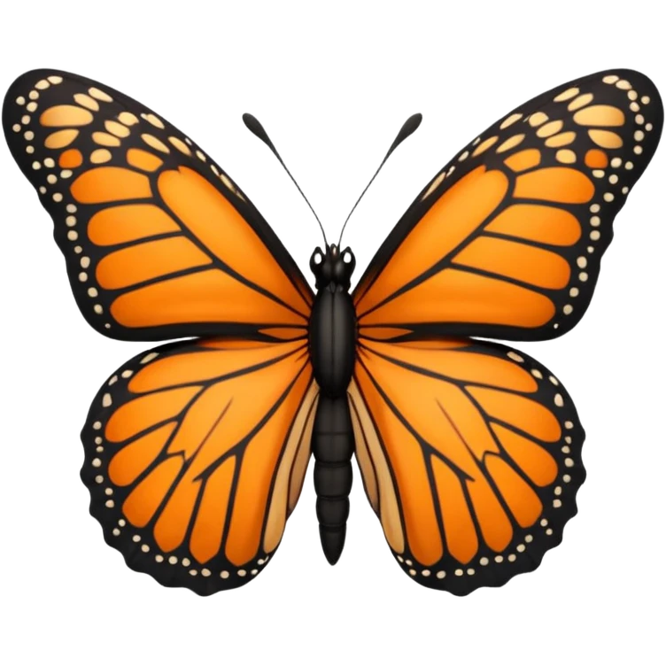 farfalla monarca emoji