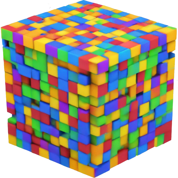 voxel 3d tensor emoji