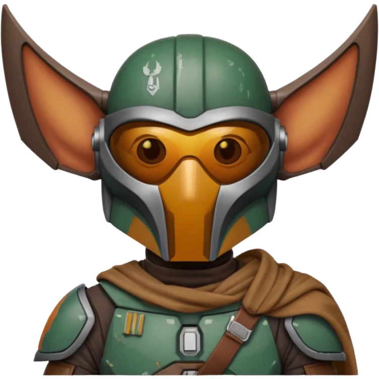 Mandalorian with sunglasses  emoji