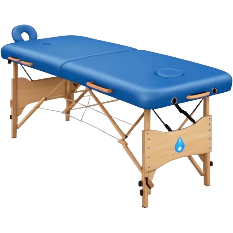 massage table blue emoji