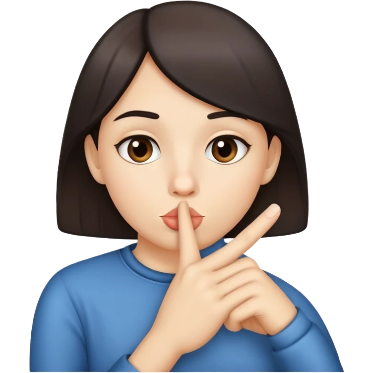 Shhh emoji