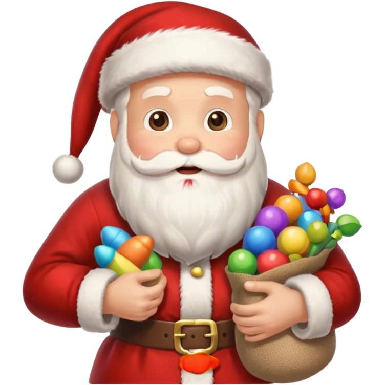 Christmas fat emoji