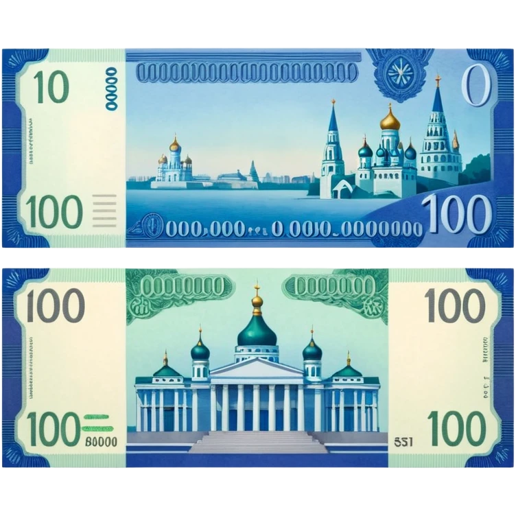 100 russian rubles banknote  emoji