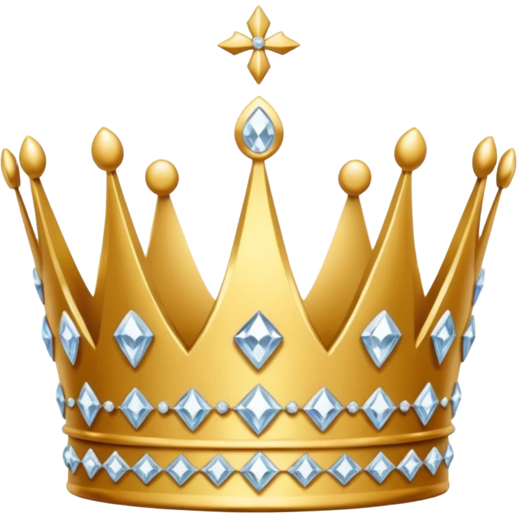 diamond queen crown emoji