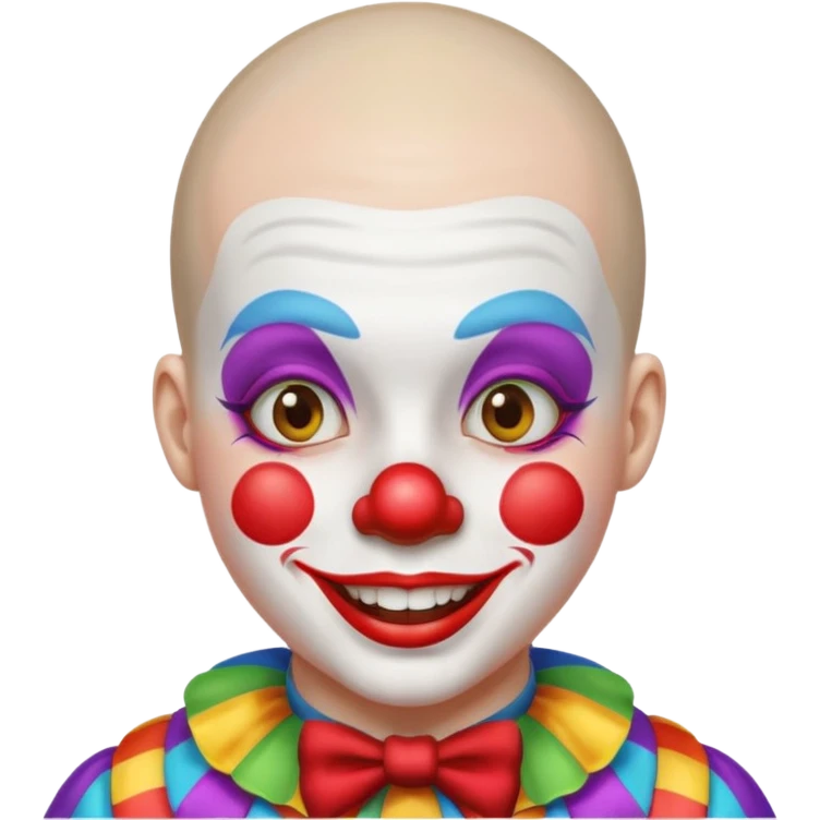 buzz cut clown emoji