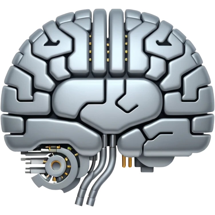 big ai brain emoji