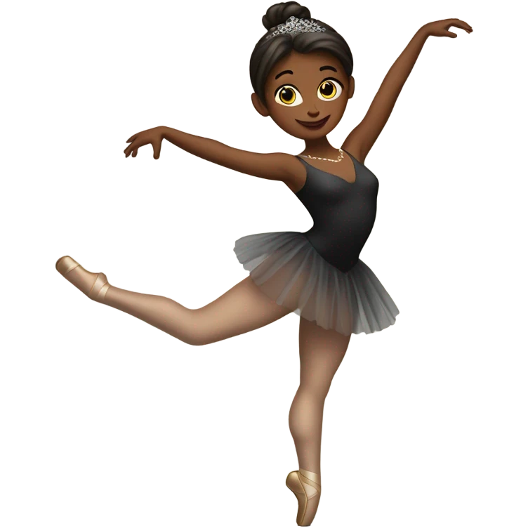 Ballet dancer in thigh highs emoji