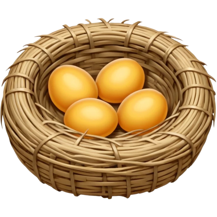 empty birds nest emoji