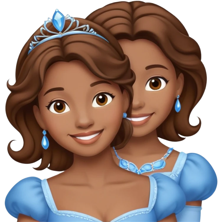 African American Cinderella  emoji