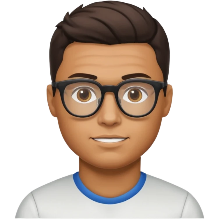 ronaldo wearin glasses emoji