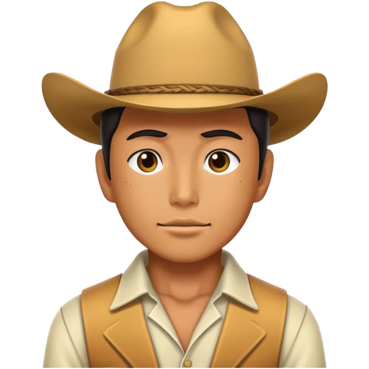 Japanese cowboy emoji
