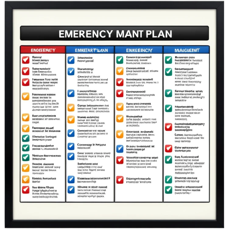 emergency management plan emoji