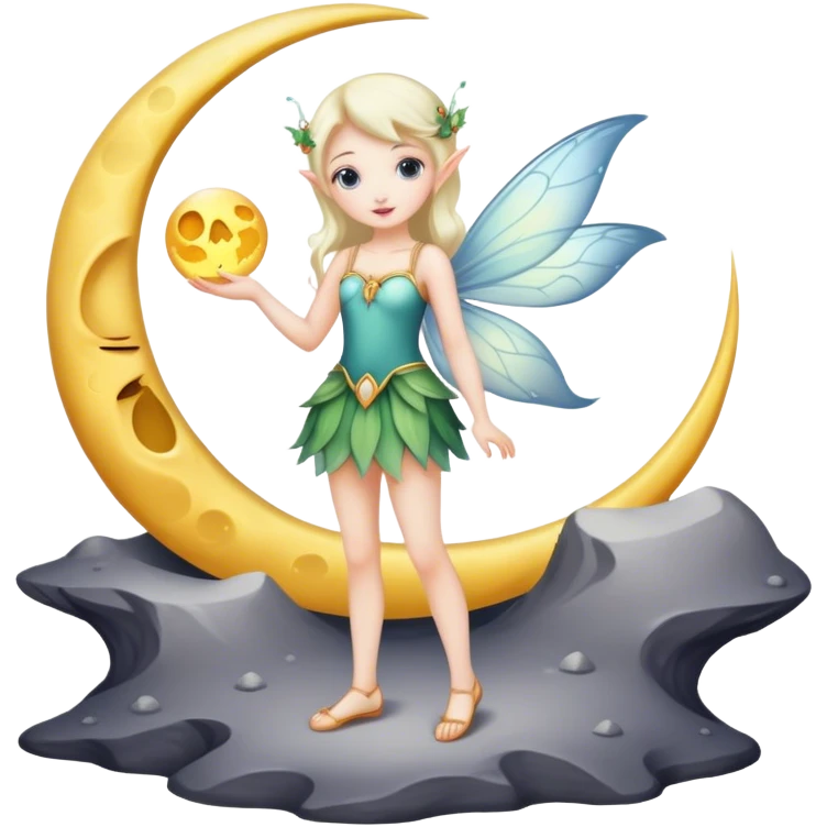 Fairy Moon emoji