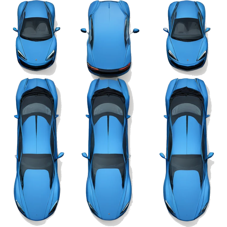 McLaren Artura blue  emoji