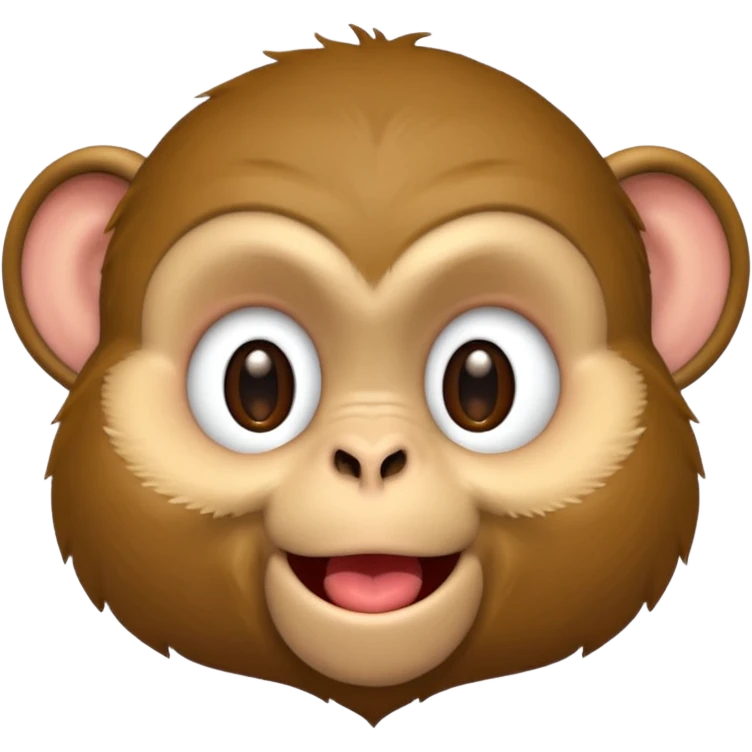 Kissing monkey emoji