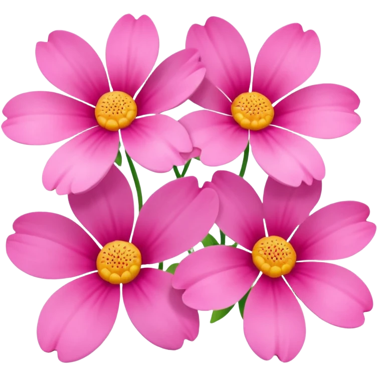 Pink flowers emoji
