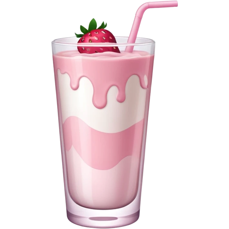Strawberry milk emoji