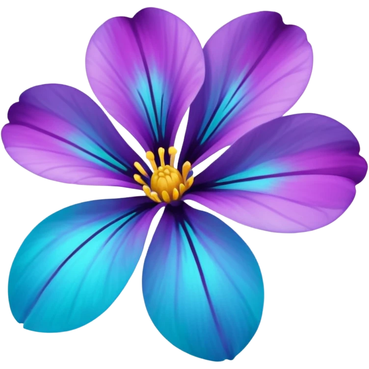 
purple and cian correct emoji