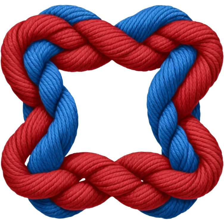 two connecting threads  emoji