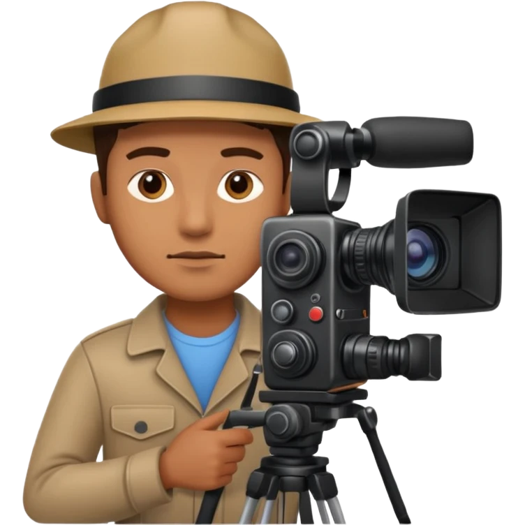 filming camera man  emoji