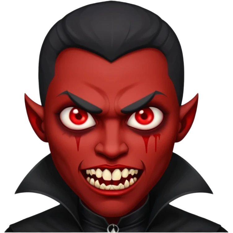black men Vampire emoji