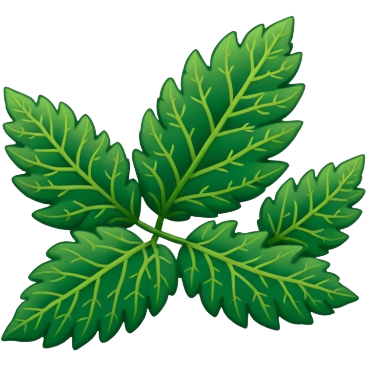 Une chenille emoji