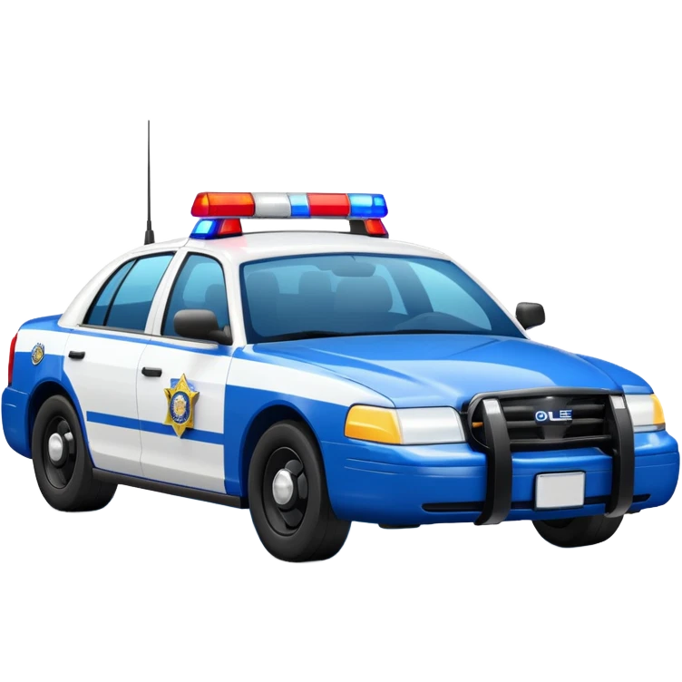 police cruiser emoji