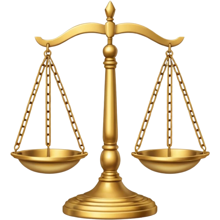 Balance Justice Wisdom emoji