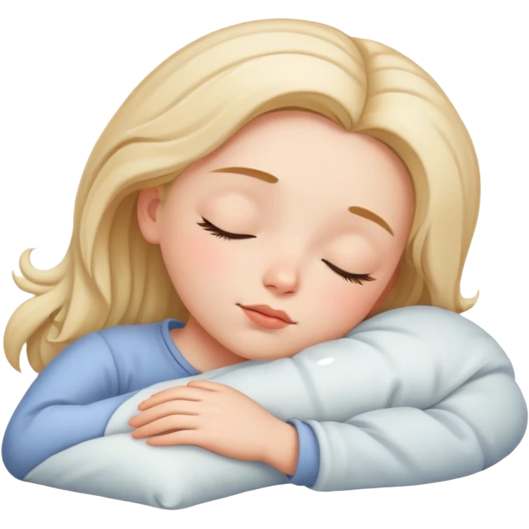 Chica dormida  emoji