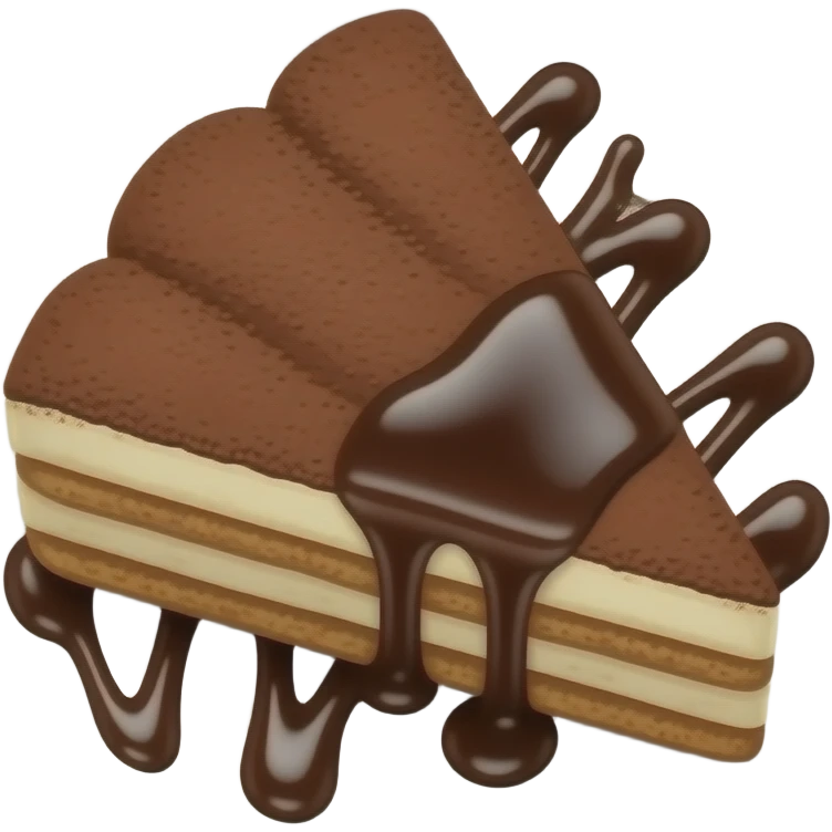 triangular piece of tiramisu emoji