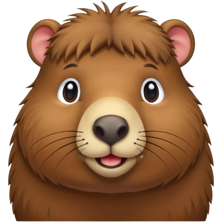 cute capybara emoji