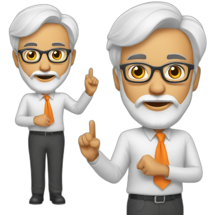 Narendera modi as teacher emoji