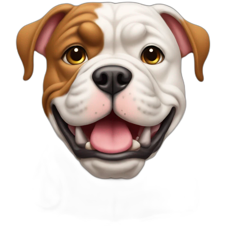 bull dog  emoji