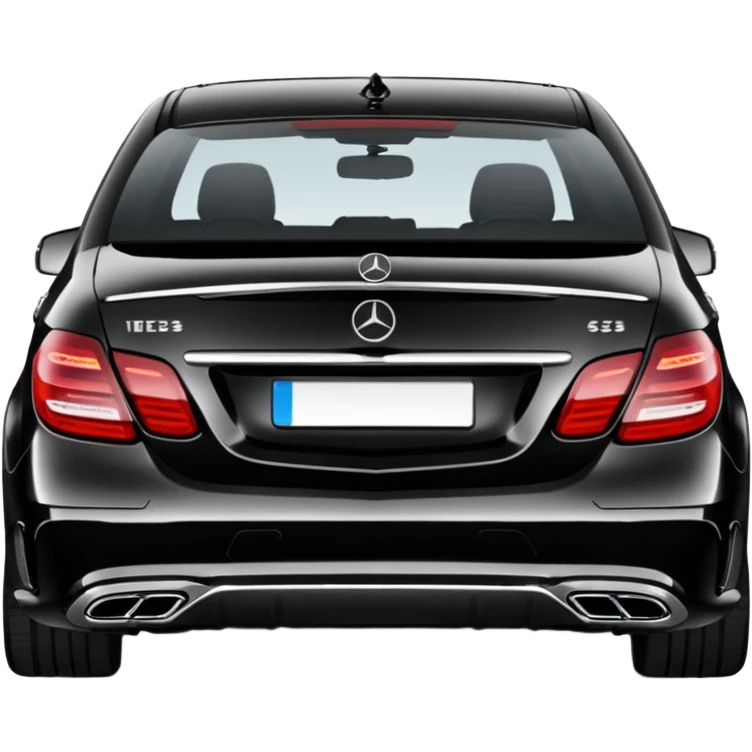Mercedes e63s w212 black back emoji
