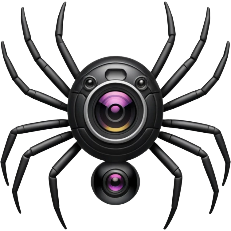 spider camera emoji
