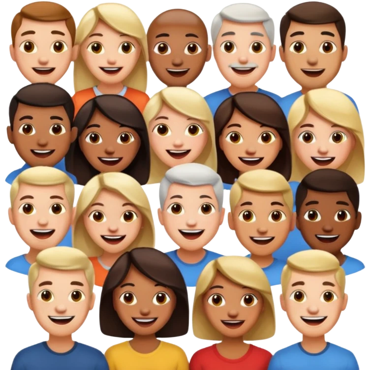 Funny faces emoji