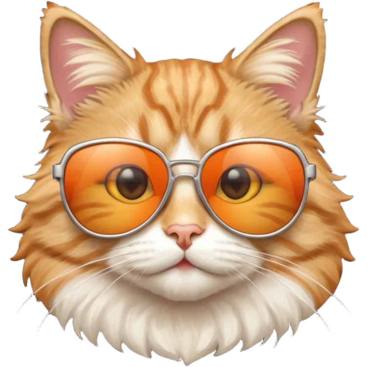 Cat wearing sunglasses emoji