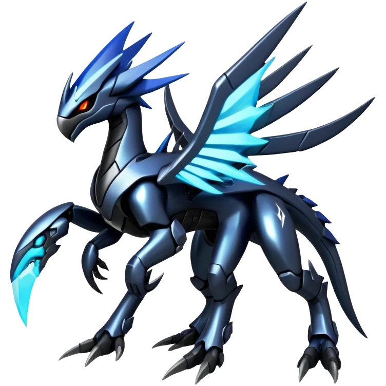 Punk’ish Edgy Futuristic Badass Dark Gothic Zekrom-Dialga-Aurorus-Amaura-Hybrid-Creature emoji