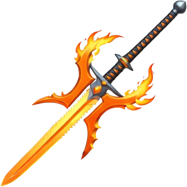 sword and fire emoji