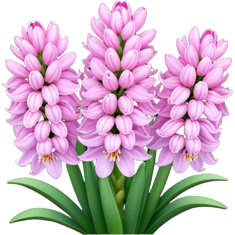 Pink hyacinth emoji